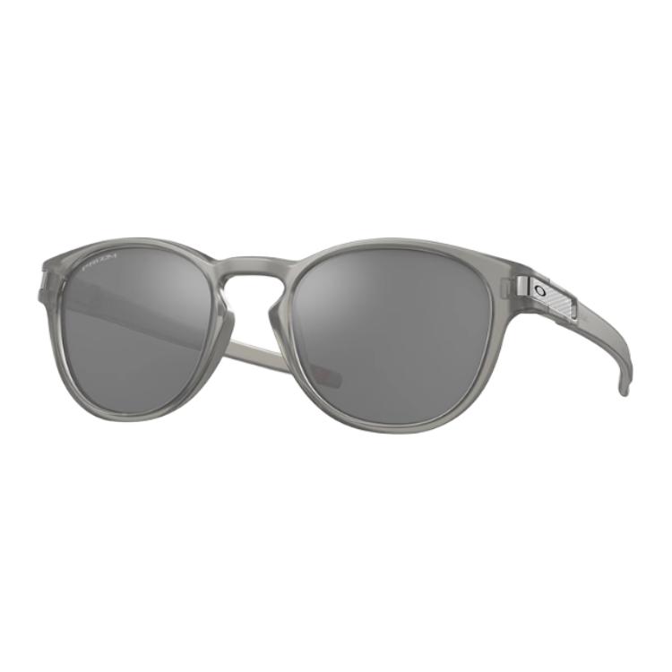 Oakley Однотонный логотип TR90 Материал с памятью Круглые солнцезащитные очки Унисекс солнцезащитные очки Серые OO9349-4153 53,Gray