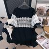 Plus Size Slimming Loose Mid-Length Short-Sleeve Women's T-Shirt (200/300/350 Jin) 
