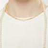 Iannmore Crystal Beige Bead Necklace