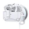 KEYSION Magnetic Automatic Switch Earphone Case for Airpods Pro 3 Pro 2 Shockproof Phone Stand Hook Headphone Cover for AirPods 4