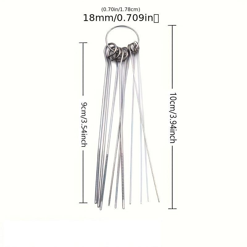 1 Box 10Pcs Shower Head Cleaning Needles Shower Nozzle Unclogger Cleaner Tool