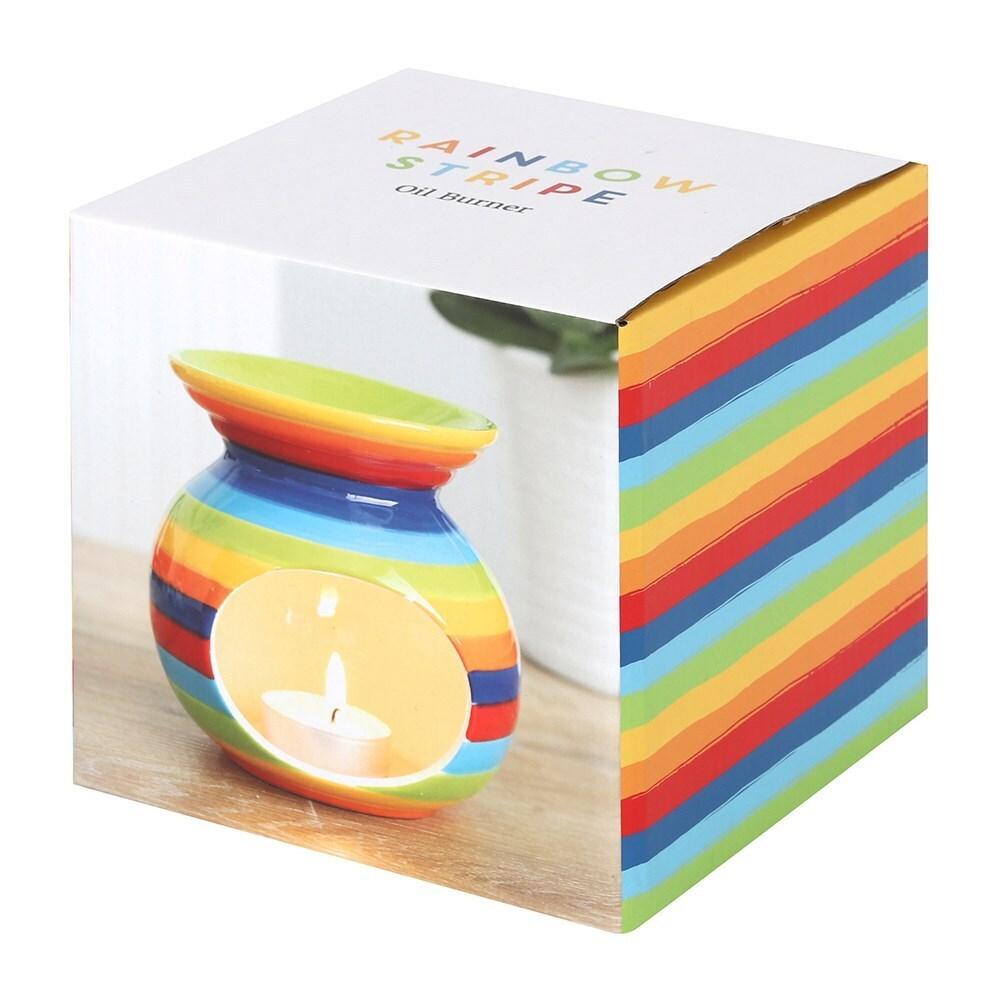 Something Different Bruciatore di oli a strisce arcobaleno