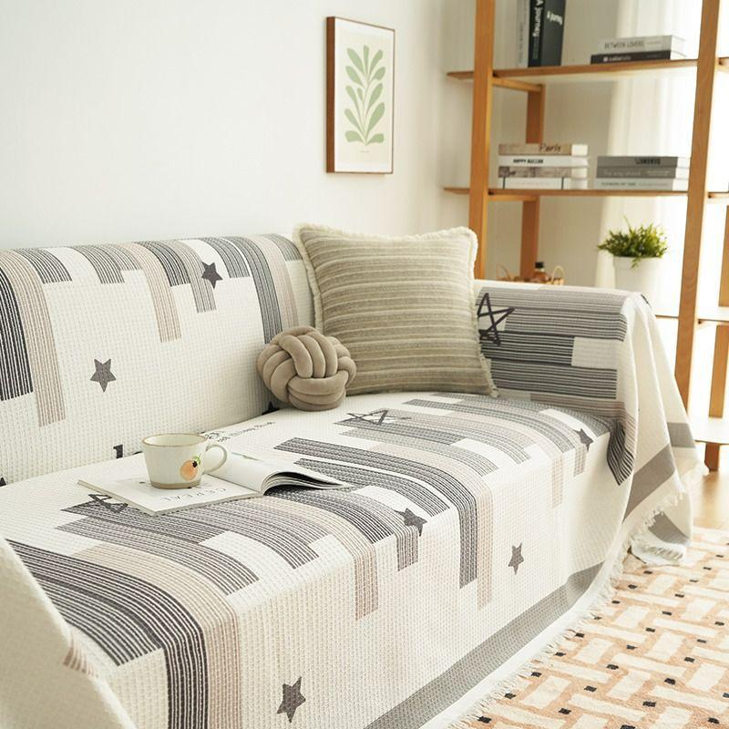 Sofa Cover Towel Nordic Style Non-Slip Sofa Blanket Full Covered Bag Sofa Cushion Cover Cover Four Seasons Universal