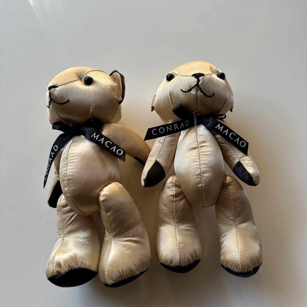 

[USED] Conrad Hotel Teddy Bear Pair