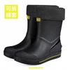 Outdoor Non-slip Fishing Rain Boots New Men's Fashion Mid-calf PVC Rain Boots Short Barrel Medium Barrel Waterproof Rain Boots