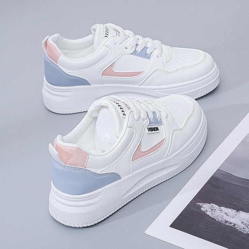 Platform-soled student spring new sports and leisure board shoes with skirts 35