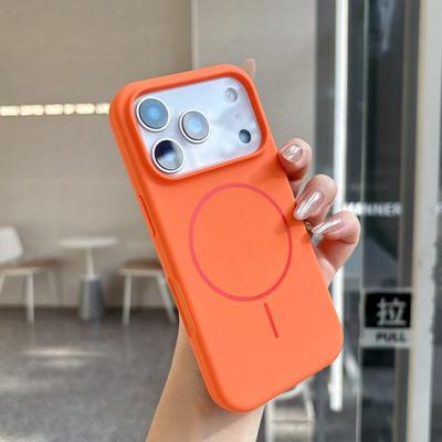 Soft Liquid Silicone Phone Case for Magsafe Mag Safe iPhone 17 Air 16 Pro Max 15 Plus 14 13 17Pro 16Pro 15Pro Magnetic Shockproof Back Phone Cover