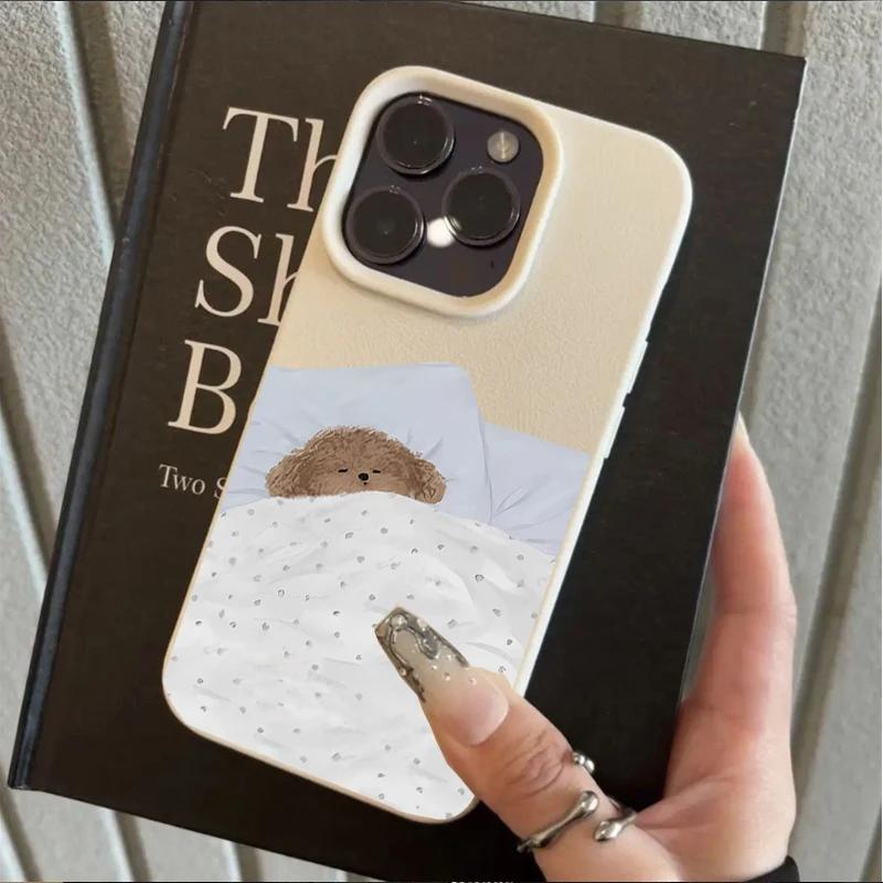 Cute Dog Cat Couple Case For Xiaomi MI 15T 14T Pro 15 Ultra 13T POCO X7 X6 X5 F5 F6 M7 M6 Pro F7 Ultra X3 X4 GT NFC Animal Cover