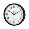 Wall Clock 25 Cm Teesa Black Modern Silent