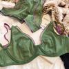 Bralette francese ultra sottile per intimo da donna Top reggiseno push up sexy a V profondo Set intimo e mutandine traspiranti comfort estivo