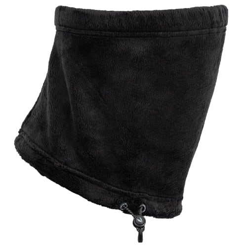 RS TAICHI Bike Autumn/Winter Neck Warmer Fleece Heat Retention Cold Protection Adjustment Cord Reflector Fleece Face Mask RSX161 ELEC BLACK ONE SIZE