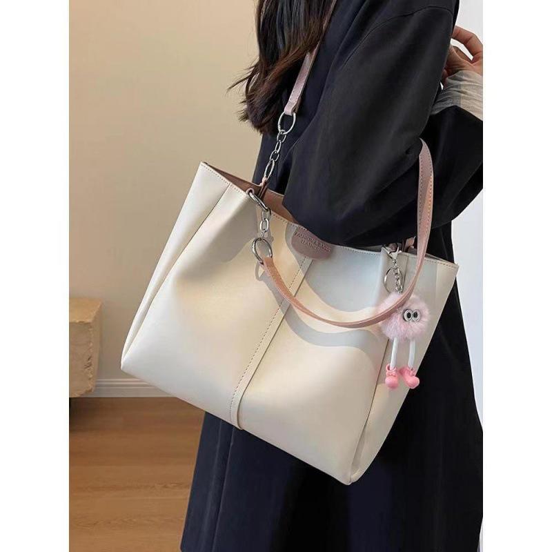 Women's Large Capacity Tote Bag - 2024 Summer Style, Versatile Single Shoulder Bag for College Students and Commuting