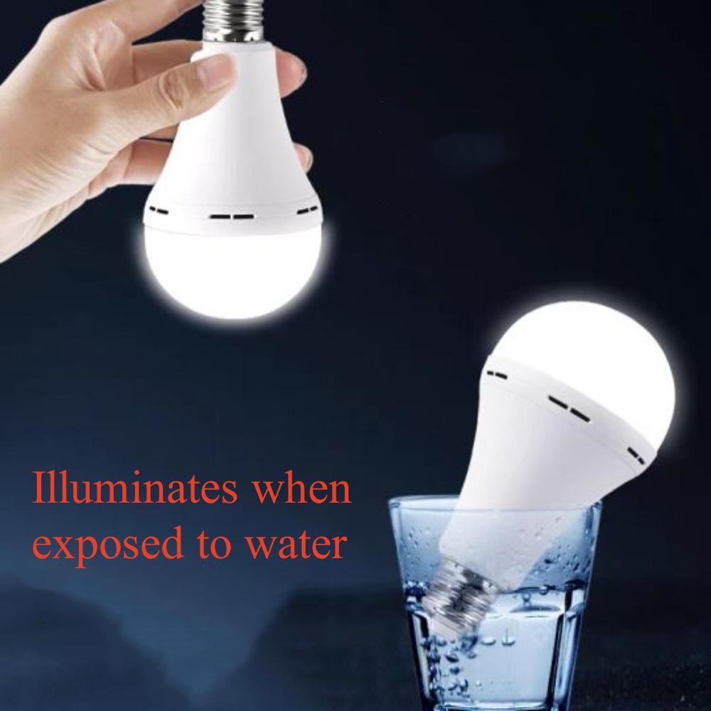 7/9/12/15W LED White Warm Emergency Bulb Home Smart Energy Saving Light Bulb Outdoor Camping Fast Charging High Brightness Light