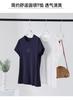 Letter printed round neck short sleeved T-shirt for women in 2026 summer casual versatile pullover top