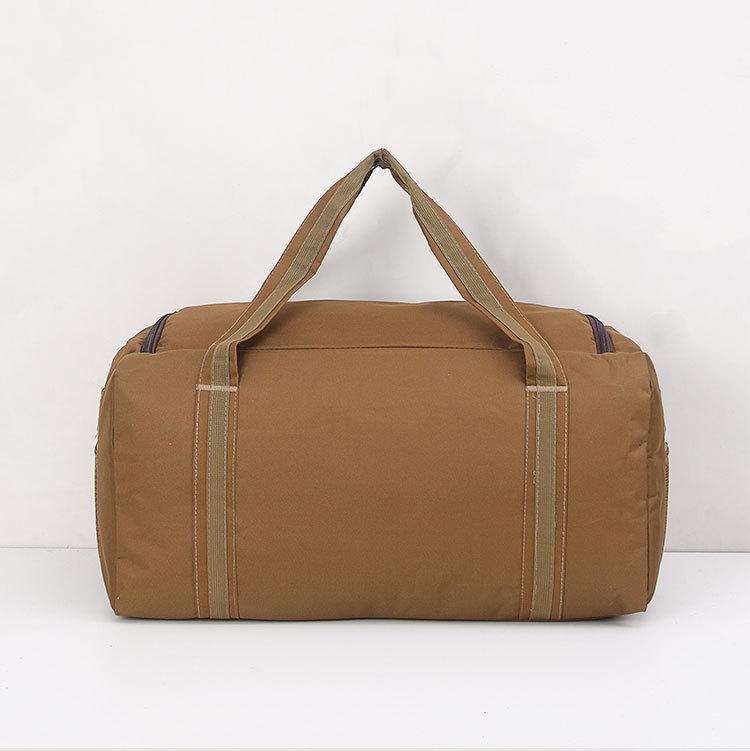 Grand sac de voyage en toile imperméable pour homme – Style militaire, portable pour une utilisation longue distance en extérieur