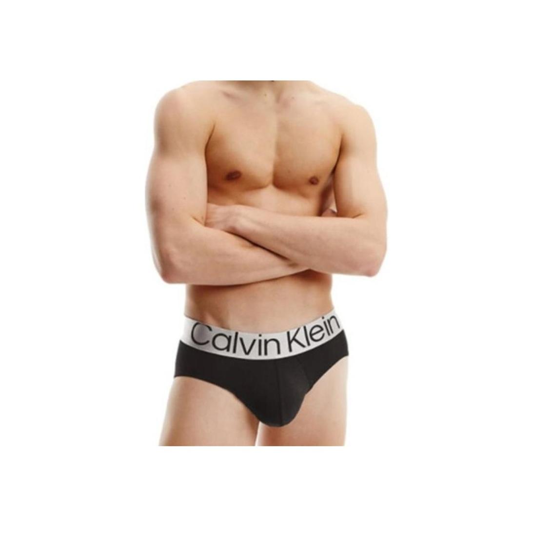

Calvin Klein Повседневное нижнее белье с принтом букв и треугольниками, комплект из 3 пар мужского нижнего белья, черное 000NB3129A-7V1 S