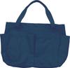 ZIP CORPORATION Tragetasche aus Segeltuch, großes Fassungsvermögen, schlichtes Baumwollsegeltuch, groß, praktisch, mehrere Aufbewahrungstaschen, Reißverschluss oben, Marineblau, B 54 x H 37 x T 18 cm, 87023