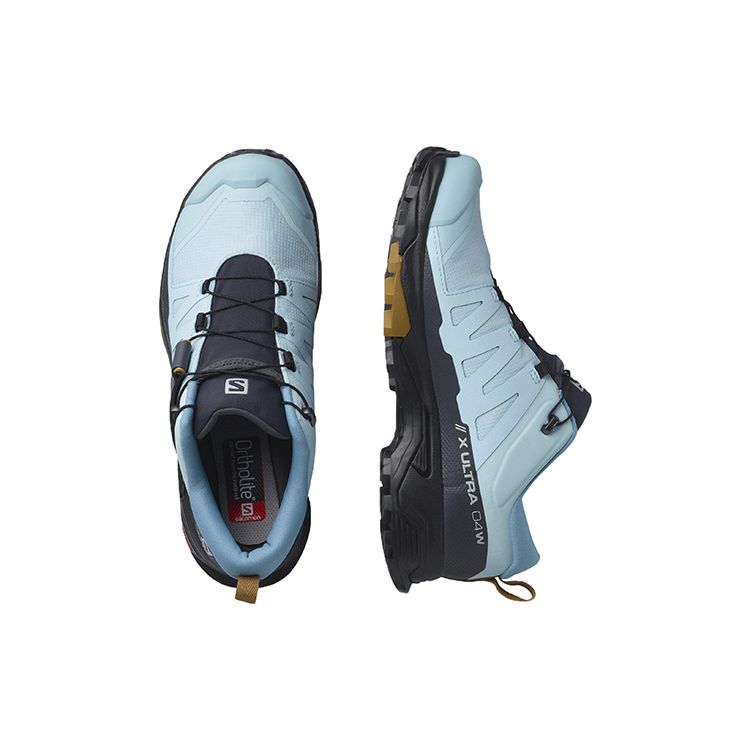 Salomon X Ultra 4 Gore-Tex Low Cut Durable Outdoor Shoes Women Shoes Blue Black 414529