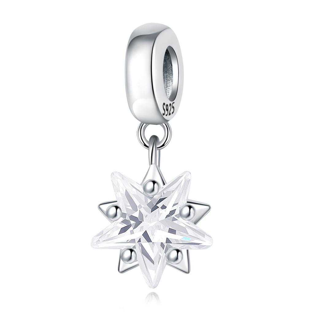 Charms Plata Stars And Moon Beads Charm Copper Plated Fit Charms Copperoriginal Bracelet For Jewelry Making Diy Charm