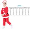 Santa Claus for Santa Christmas Boys and Size Baby Santa Costume [Limspace] Kids, Cosplay, Costume, Girls, Coat, Pants, Hat, 4-Piece Set, 80~130,