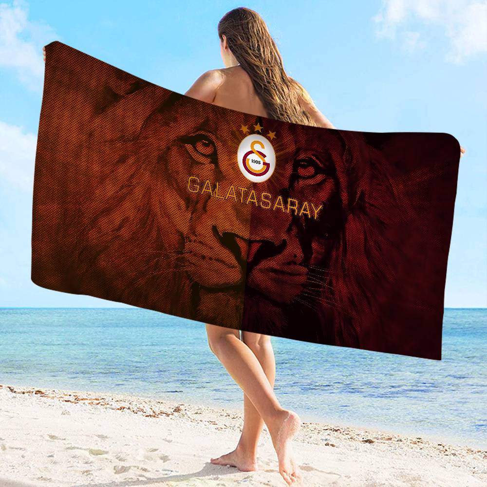 G-Galatasarays Vivid Logo Microfiber Printed Beach Towel Mountain Climbing Yoga Beach Swimming Running Absorbent Soft Towel
