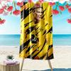 Haaland Power Print Beach Towel, Large Soft Quick Dry Towel for Beach Camping Swimming