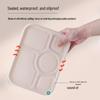ONYLM Biodegradable 4-Compartment Corn Starch Lunch Boxes