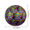 Custom Name Text Size 5 Football,Rainbow Friends Standard Training Soccer Ball