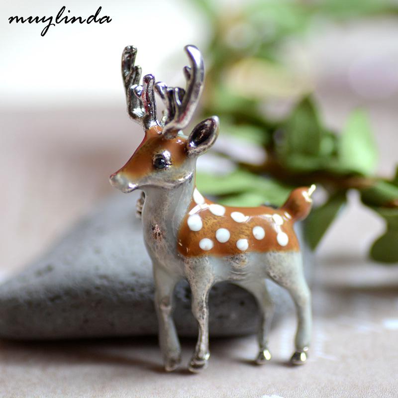 

Sika Deer Cartoon Brooch: Anti-Exposure Pin & Coat Accessory