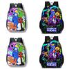 Colorful Roblox Rainbow Friends School Backpack With Breathable Nylon Material