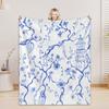 1 Stück Florale Flanelldecke 3D-bedruckte Decke Für Büro Zuhause Camping Nickerchen Freizeitdecken Geburtstagsgeschenke Für Mädchen Heimdekoration