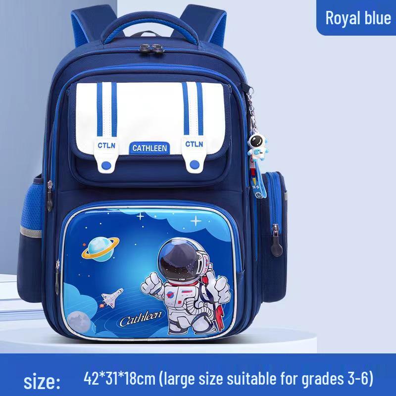 2025 Ryggradsskyddande, Hållbar Tecknad Ryggsäck för Årskurs 3-6 Pojkar och Flickor