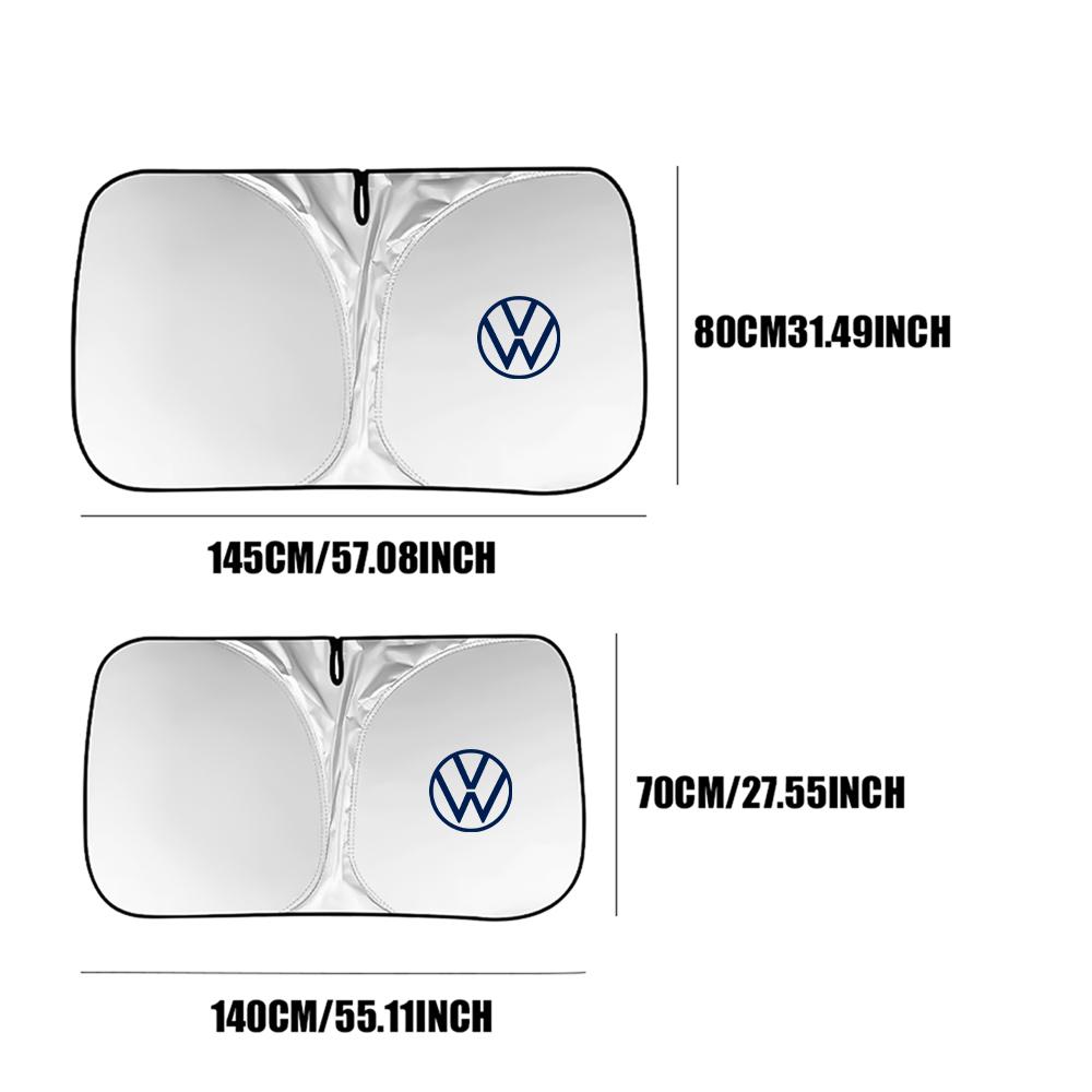 Car Front Windshield Sunshade Cover UV Protection Sun Visor for Volkswagen VW Golf Polo 4 Motion Caddy Passat Scirocco Beetle R