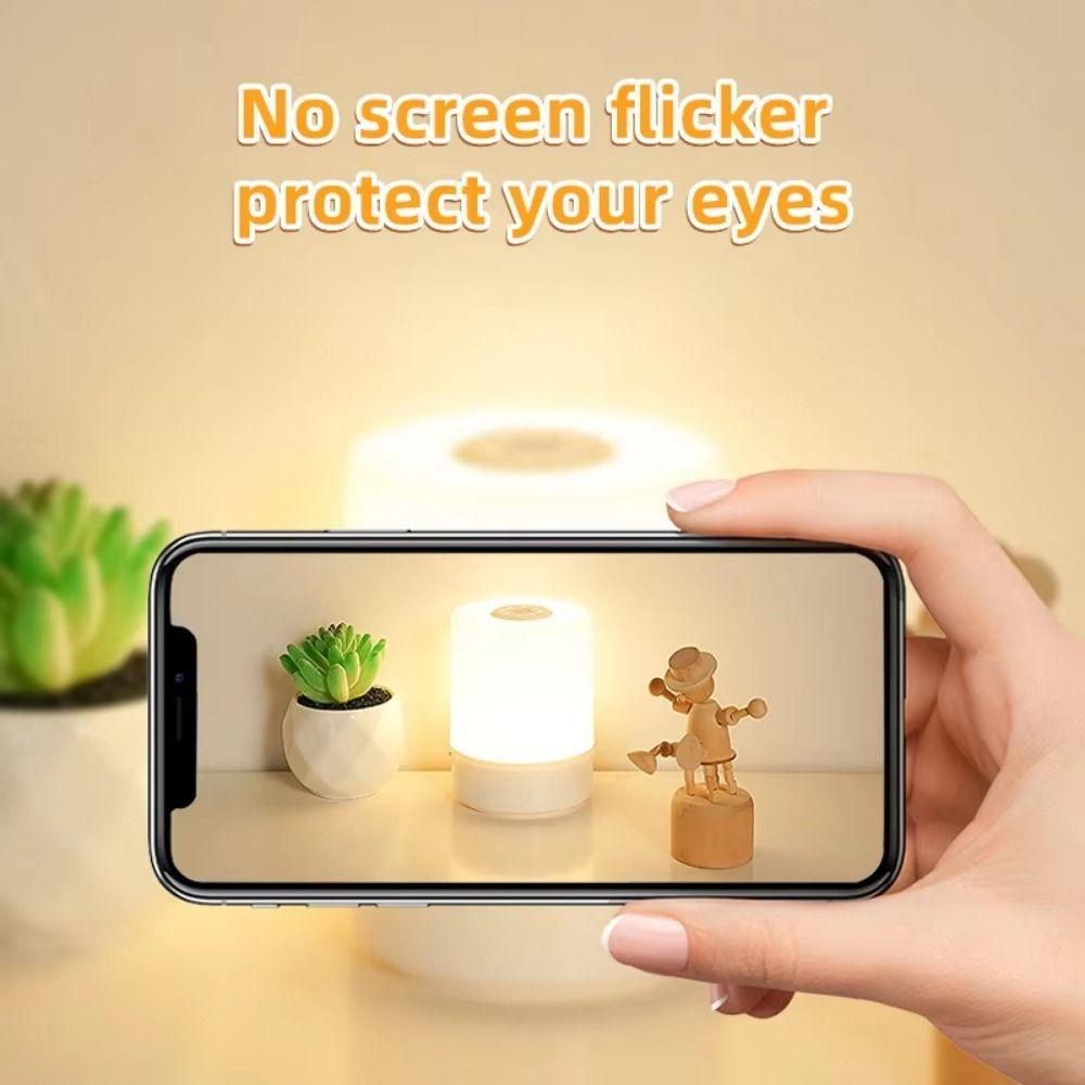 Motion Sensor LED Touch Lamp 3-Color Lighting Bedside Table Lamp  Kitchen Cabinet