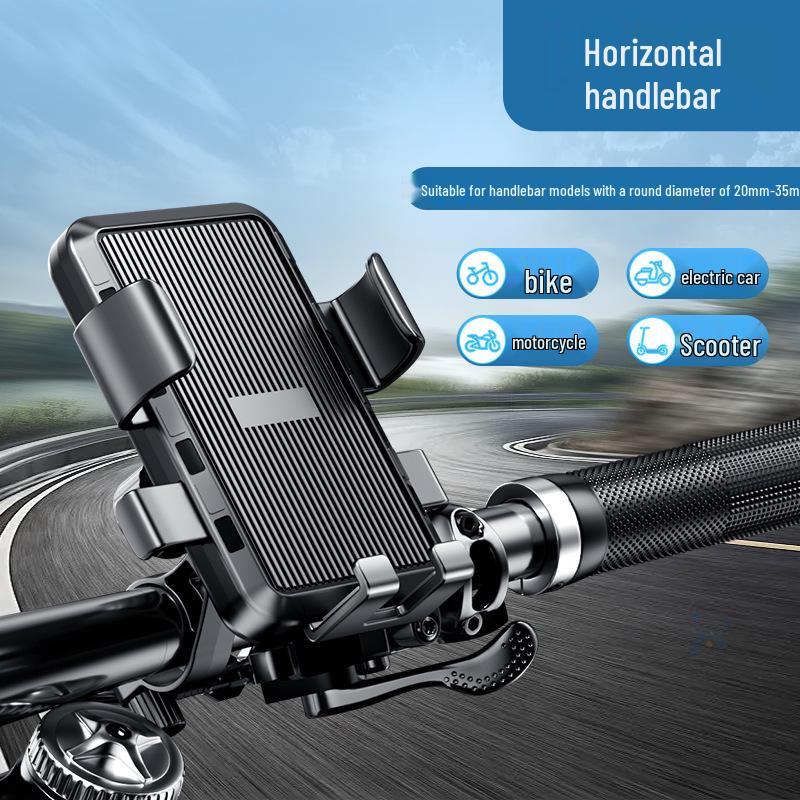 Motorcycle & Bicycle Anti-Shake 360° Rotating Phone Holder