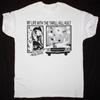 NEUES MEIN LEBEN MIT DER THRILL KILL KULT Band Baumwolle Weiß Vollgröße T-Shirt EN946