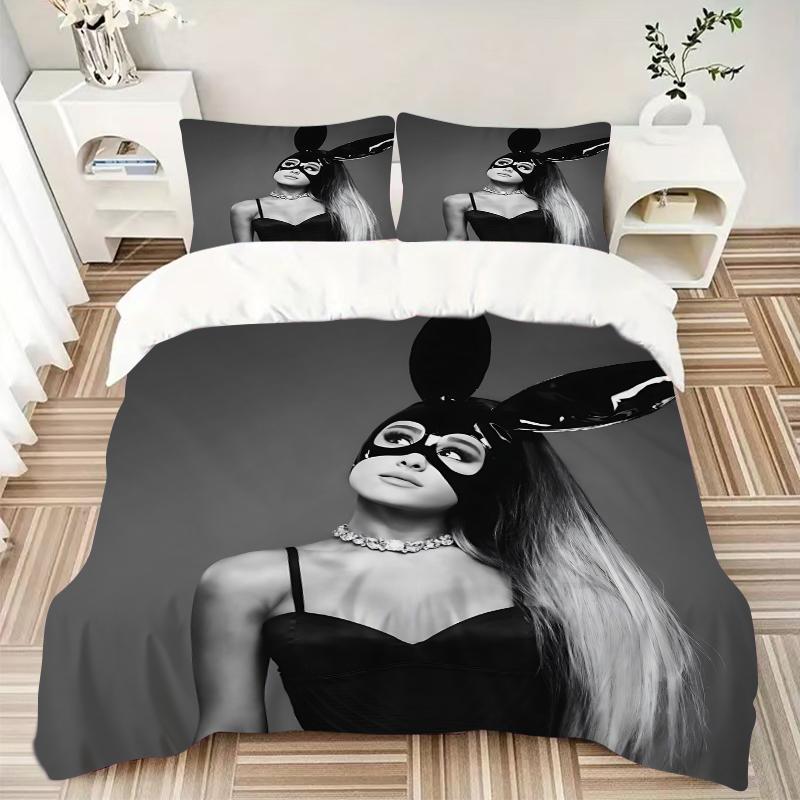 3Pcs Elegant Bunny Mask Fashion Bedding Sets For All Sizes New 3D Printed Bed Cover Comforter Duvet Cover Pillowcase Bedroom Decoration
