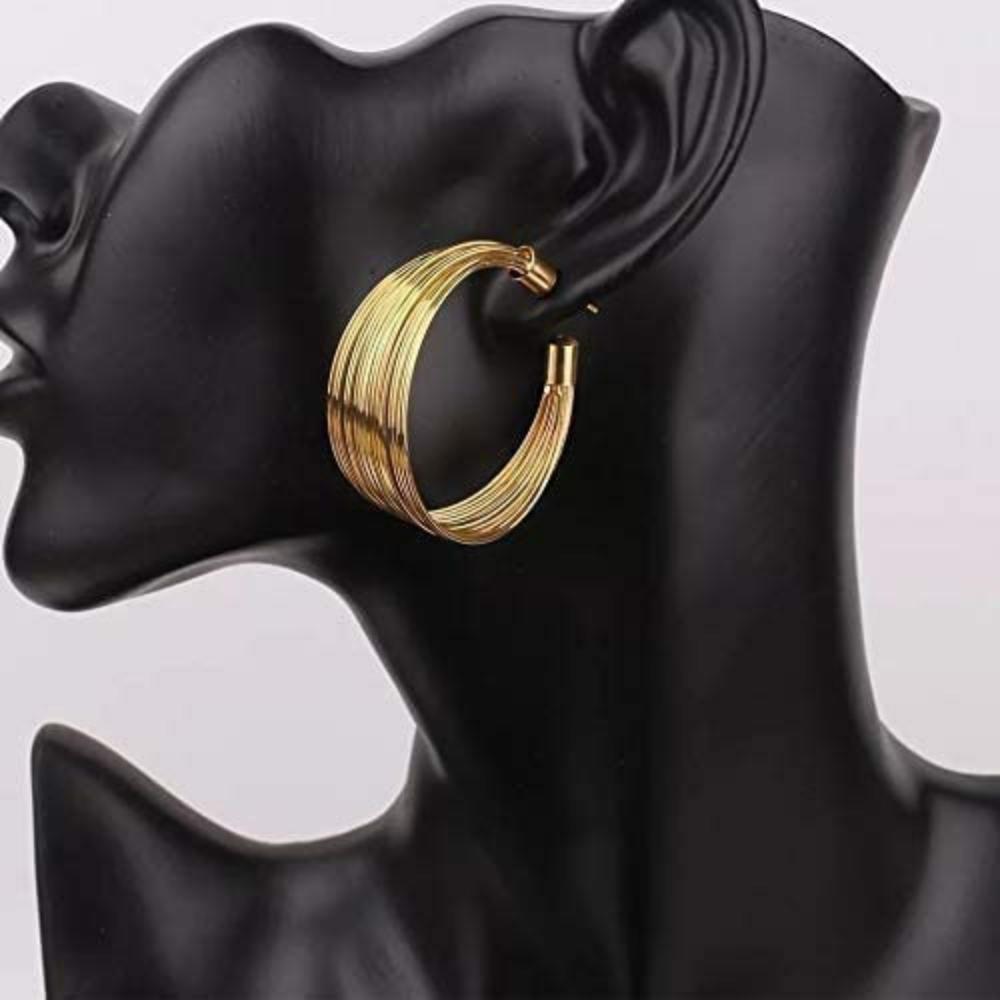 Stylish Jewellery Combo Choker Necklace Set Gold Plated Jewellery Set for Women With Earrings, Ring and Bracelet (Golden)