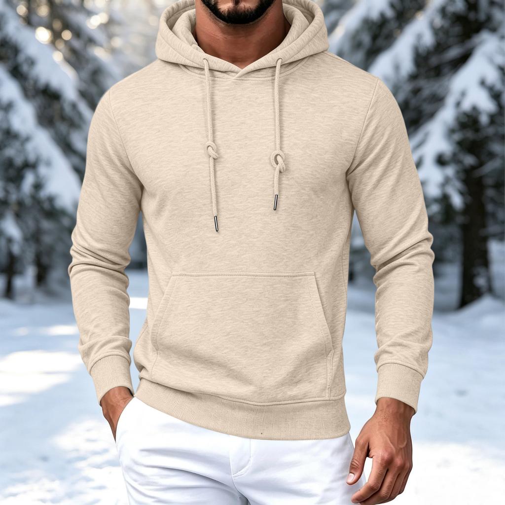 Men's Color Lined Hoodie for Casual Everyday Wear