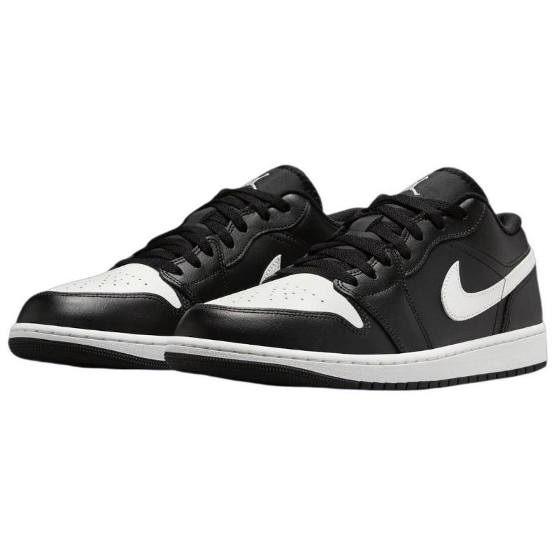 Scarpe da basket retro Air Jordan 1 Low Orca da uomo a taglio basso nere 553558-043