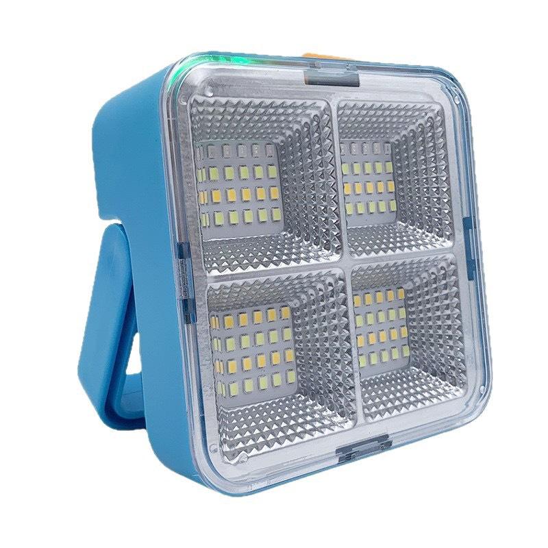 USB Rechargeable Solar LED Spotlight: Portable Outdoor Camping & Emergency Lamp
