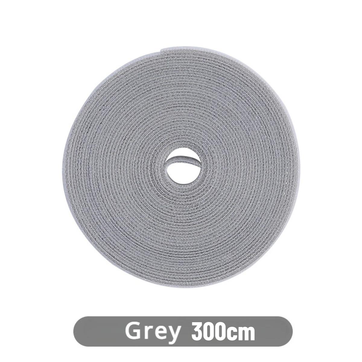 

300/500cm Hook and Loop Fastener Cable Organizer Cable Ties Wire Winder Keeper USB Cable Management Protector Earphone Mouse Tie