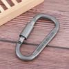 D Shape Outdoor Tools Metal with Lock Climbing Camping Keyring Key Buckle Carabiner Hook