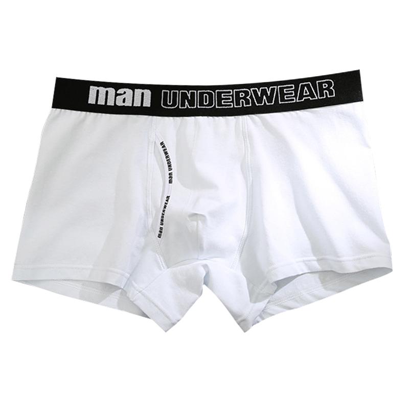 Men's Underwear Men Cotton Underpants Male Comfortable Shorts New Gentleman Solid Fashion Letters Breathable Boxers