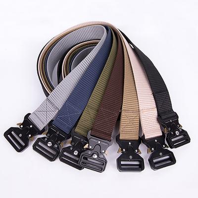 Belt Male Cobra Button Nylon Tactical Belt Outdoor Sports Multifunctional Braided Belt
