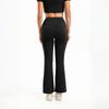Women's -Color High-Waisted Flared Pants — Butt-Lifting Fitness, Dance, And Sportswear