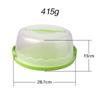 Plastic Cake Box with Foldable Handle Pastry Storage Boxes Dessert Container Cover Case Serving Tray for Travel Cake Acce