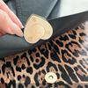 Large Capacity Wallet For Women Luxury Designer PU Purse Fashion Clutch Bag Coin Wallet Closure Leopard Print Handbag CLE