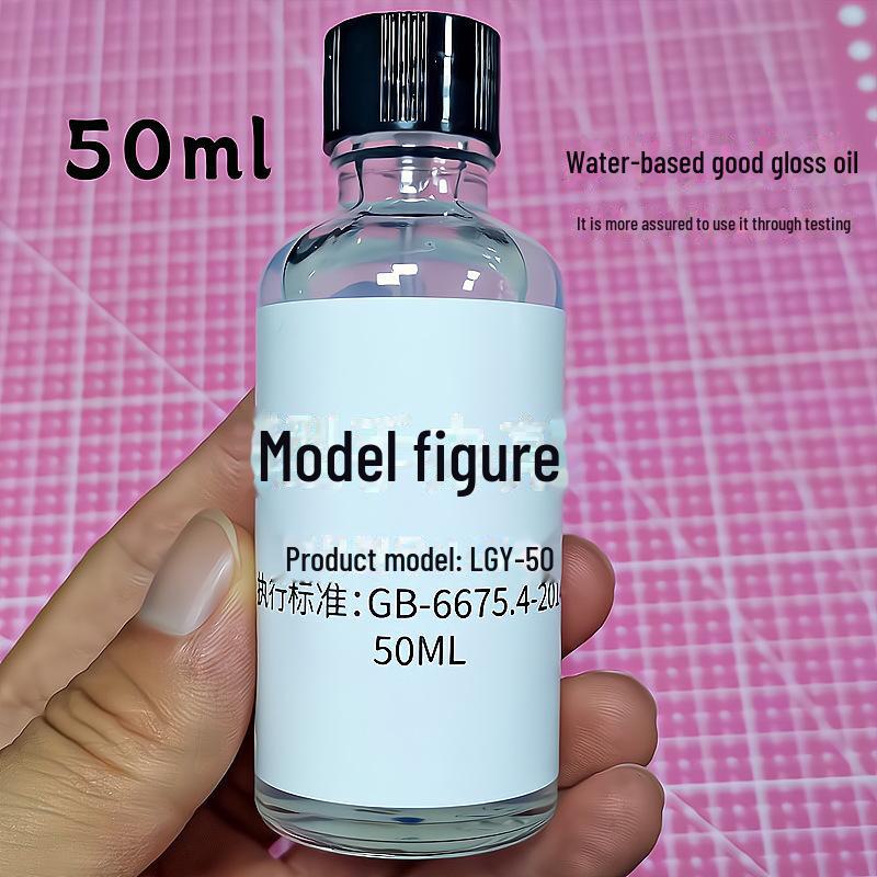 

Быстросохнущий глянцевый герметик на водной основе для кукол - прозрачный, пыленепроницаемый, осветляющий жидкий блеск 50 ml