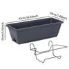 Hanging Flower Pot with Metal Hook Garden Outdoor Garden Plant Pot Balcony Planter for Entrance Railing Deck Vegetable Porch